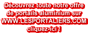 Portail alu